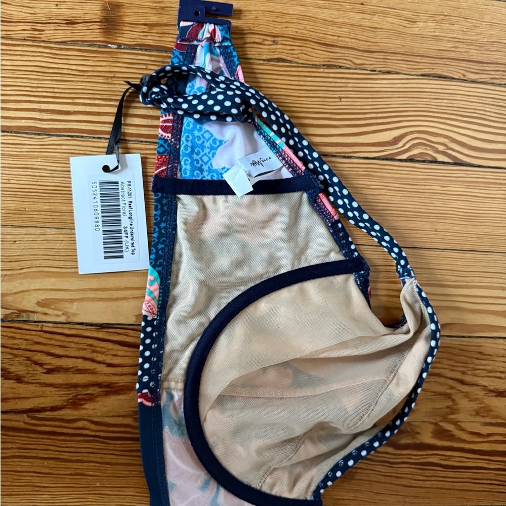 Vibrant Floral Bikini with Polka Dot Details - Picture 4 of 4